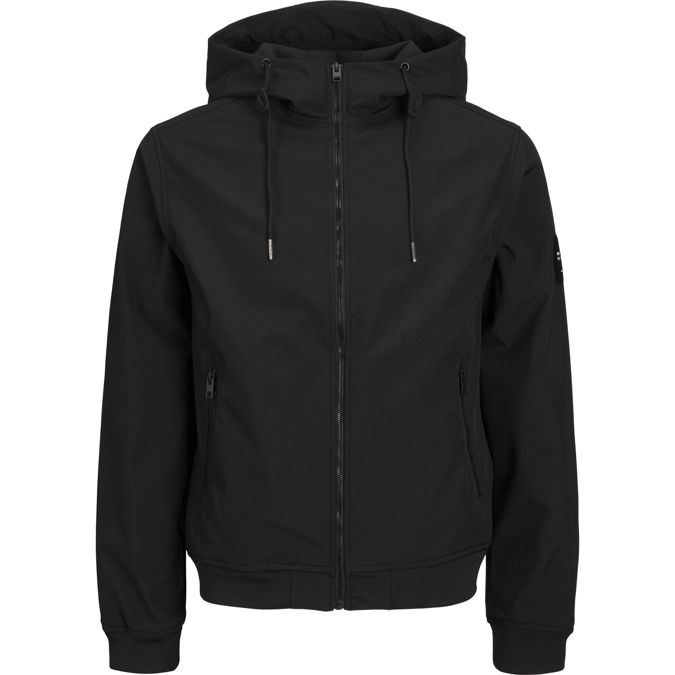 Jack and Jones Jack Softshell Hooded Jacket Mens Plus Size