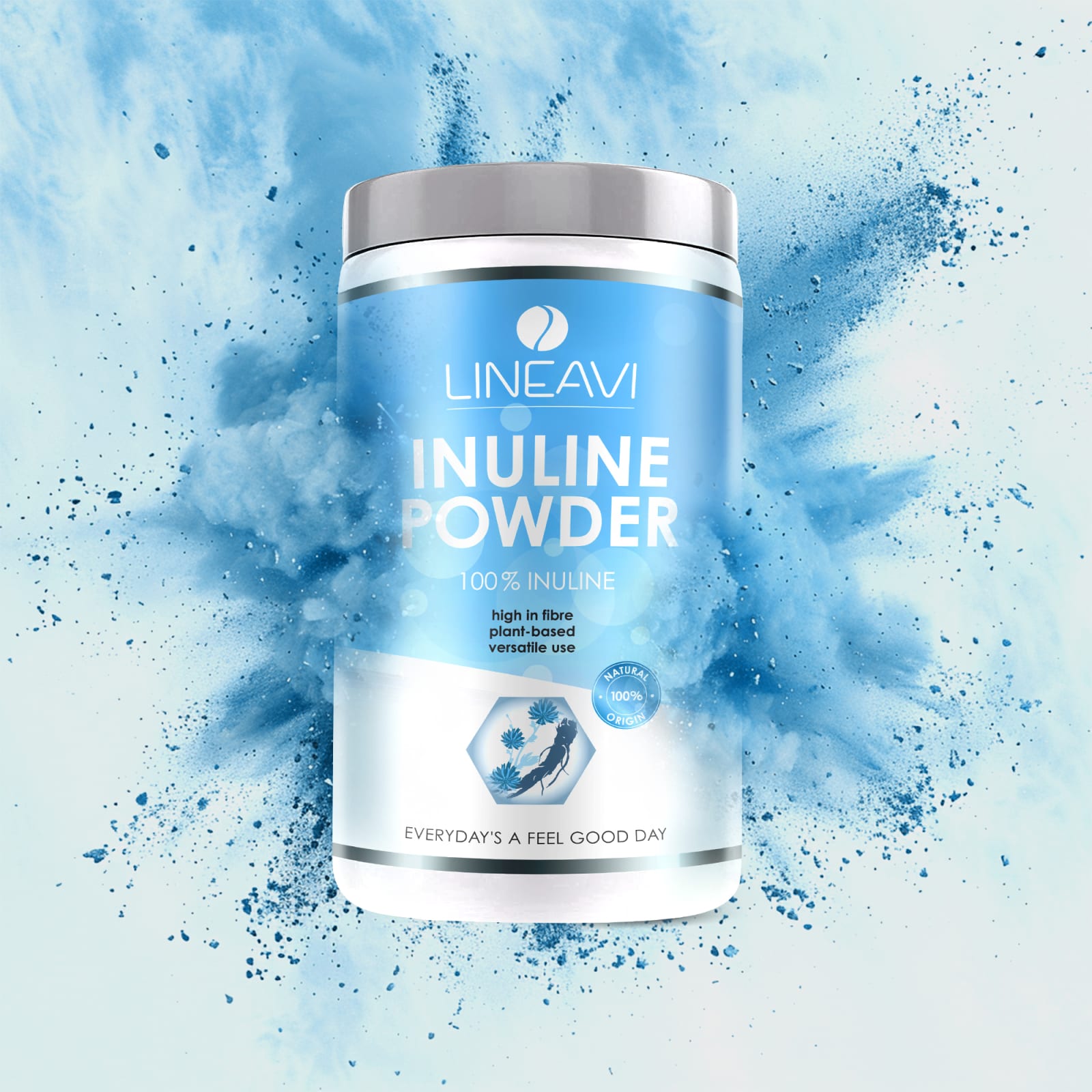 Doppelpack: LINEAVI Inulinpulver (2x500g)