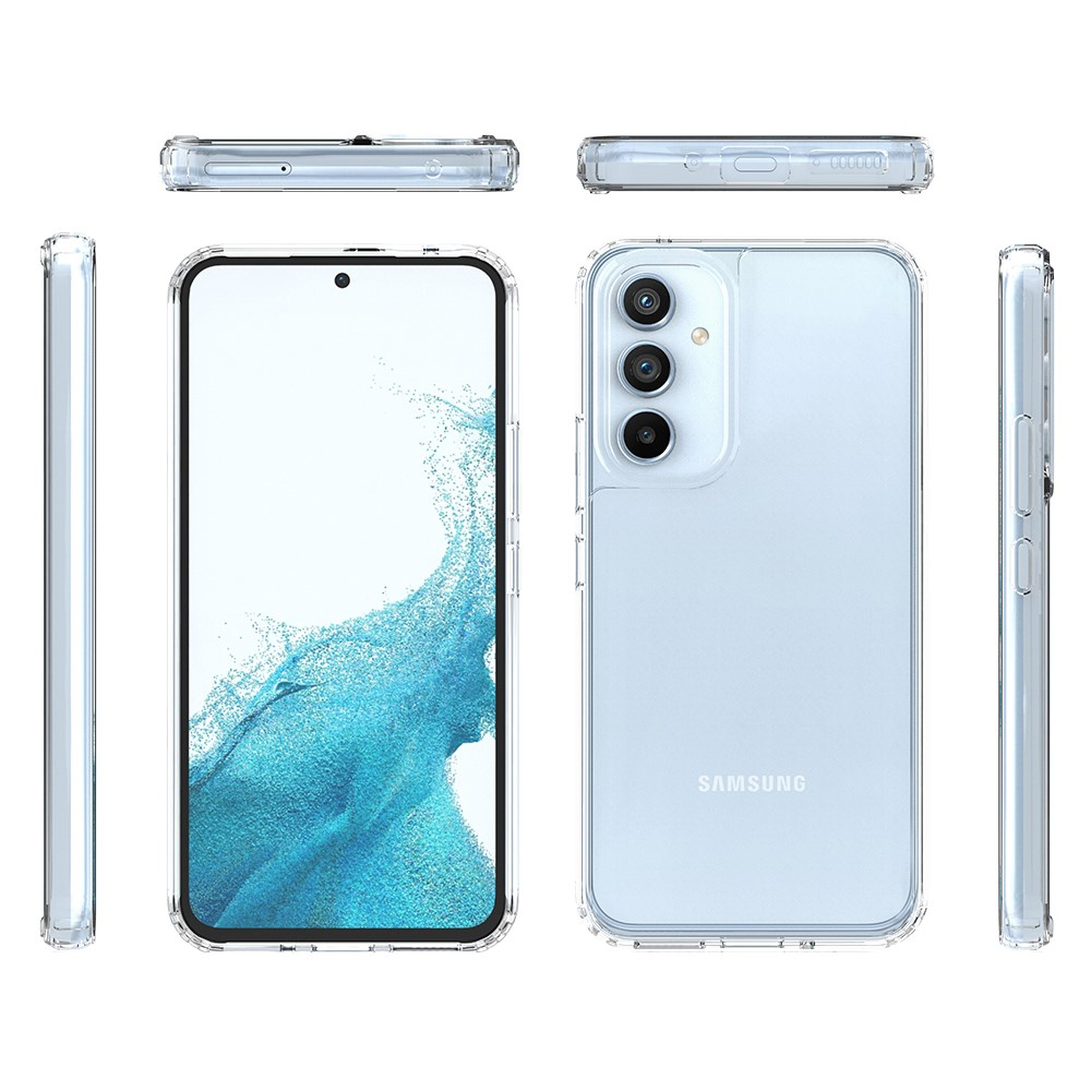 Samsung Galaxy A54 5G Hybrid Hülle TPU Bumper   Acryl Rückseite - Transparent