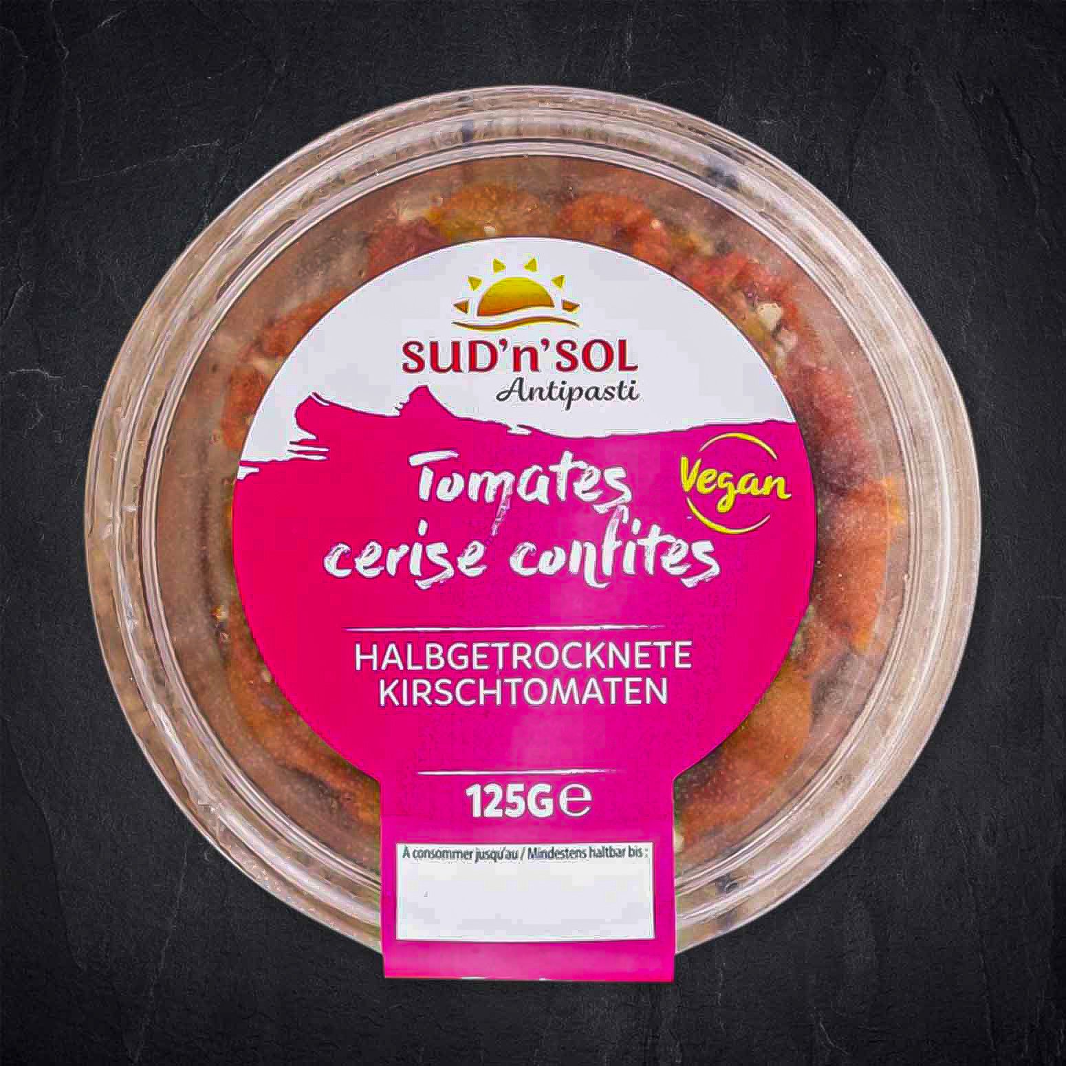 Halbgetrocknete Kirschtomaten mariniert
