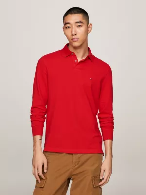 Polo de manga comprida e corte regular da coleção 1985