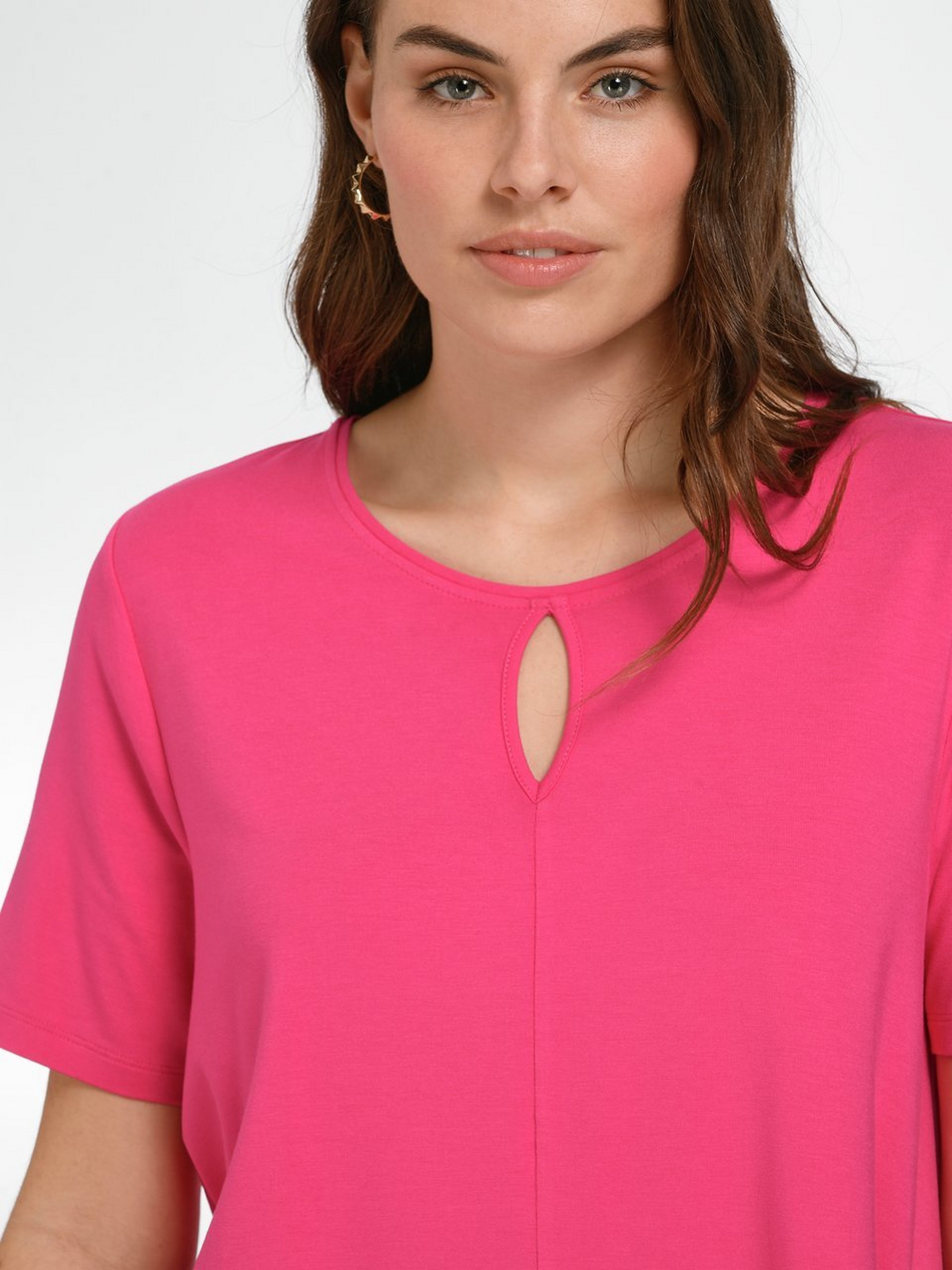 Rundhals-Shirt mit 1/2-Arm