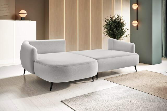 Ecksofa CANDY 166 x 256 cm pearl