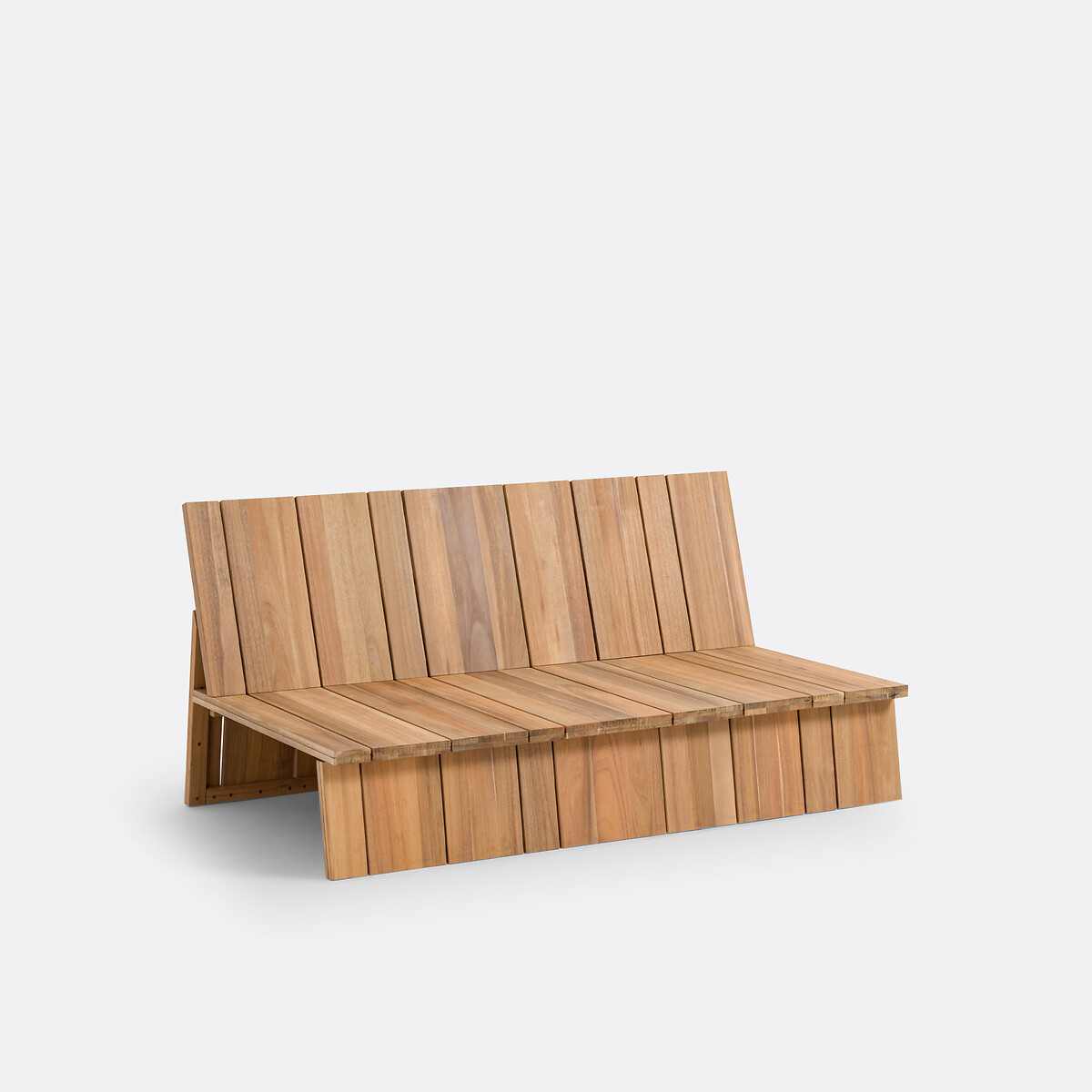 LA REDOUTE INTERIEURS<br>Banco de jardim, acácia, Bruto