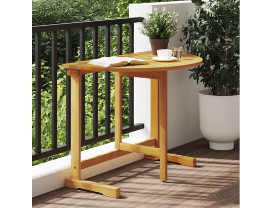 VIDAXL - Table pliante Table pliable de balcon 90x60x72 cm bois d'acacia solide