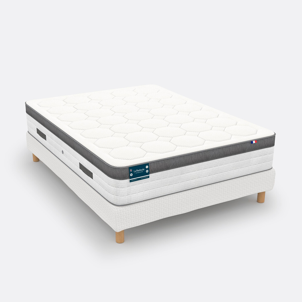 LA REDOUTE INTERIEURS<br>Colchão híbrido premium de molas e espuma viscoelástica