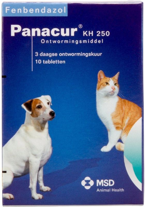 Panacur Ontworming - Middelgroot En Grote Hond - 10 Tabletten