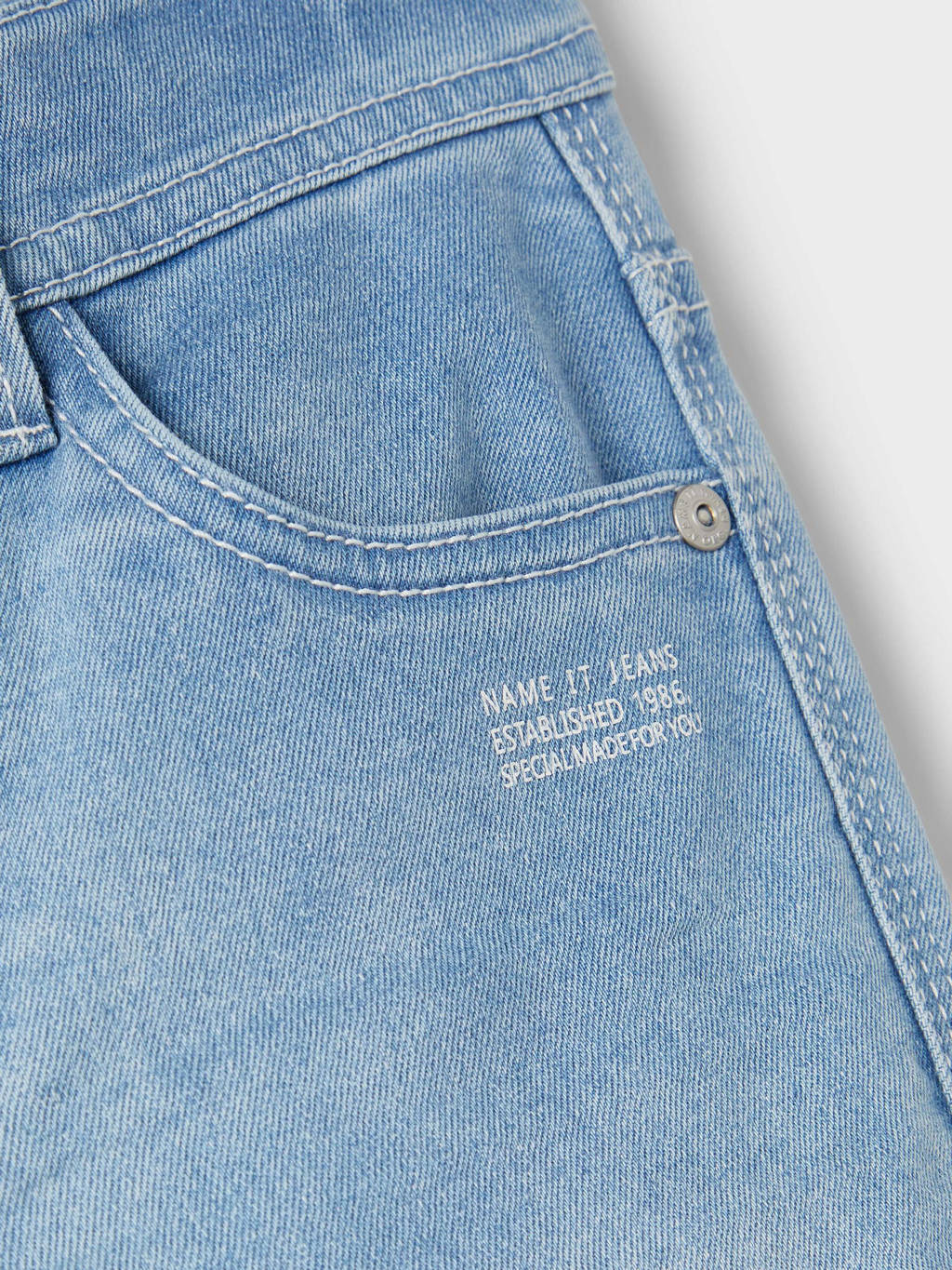 NAME IT slim fit jeans NKMTHEO light blue denim