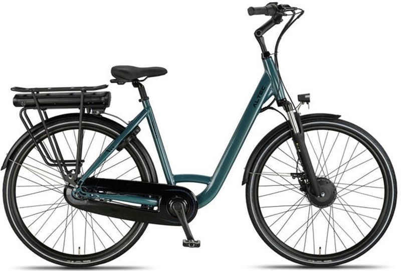 Altec Diamond - Elektrische Fiets - Glazuur Blauw - 28 inch - 250W Voorwielmotor - Accu 468Wh