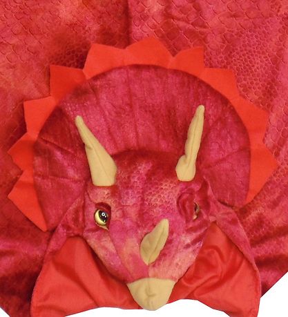Great Pretenders Kostüm - Triceratops -Umhang - Rot