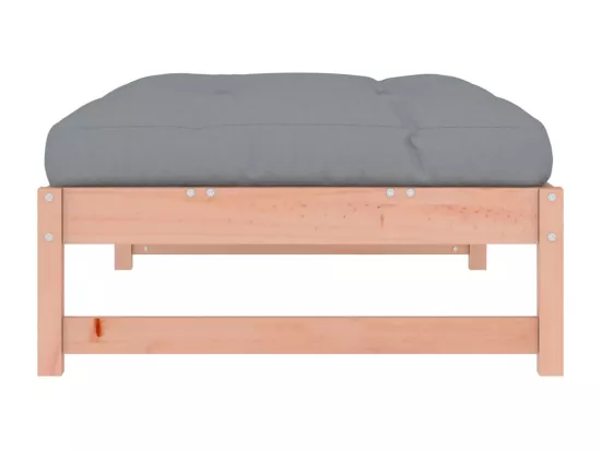 Repose-pied de jardin 120x80 cm massif de douglas