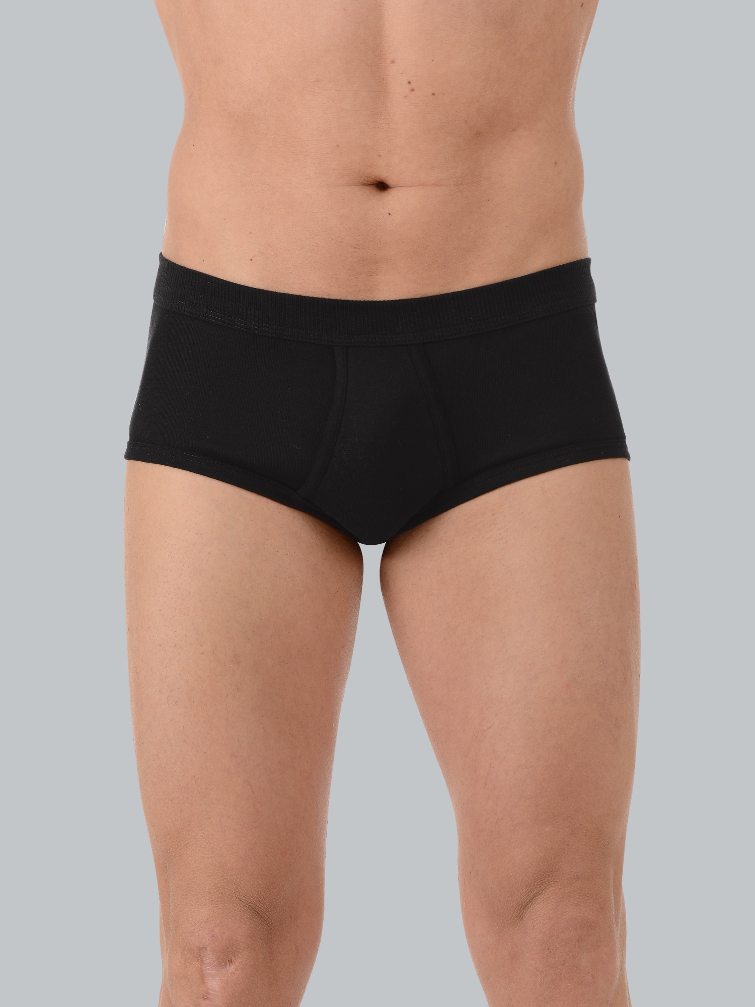 Slip Feinripp im Doppelpack Schwarz