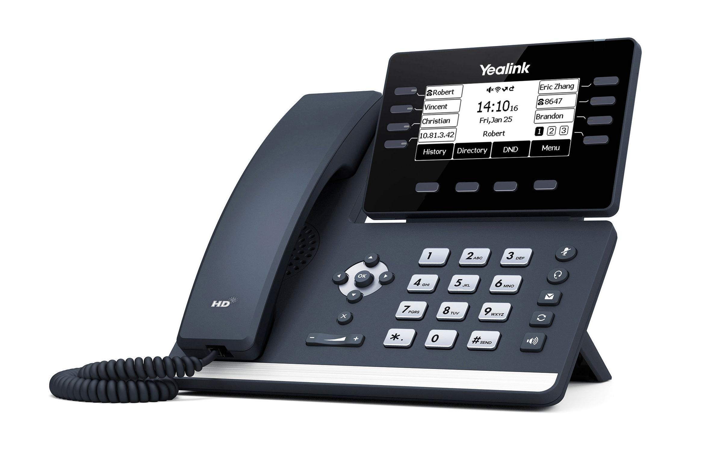 Tischtelefon SIP-T53 SchwarzPrime Business Phone für optimale Produktivität