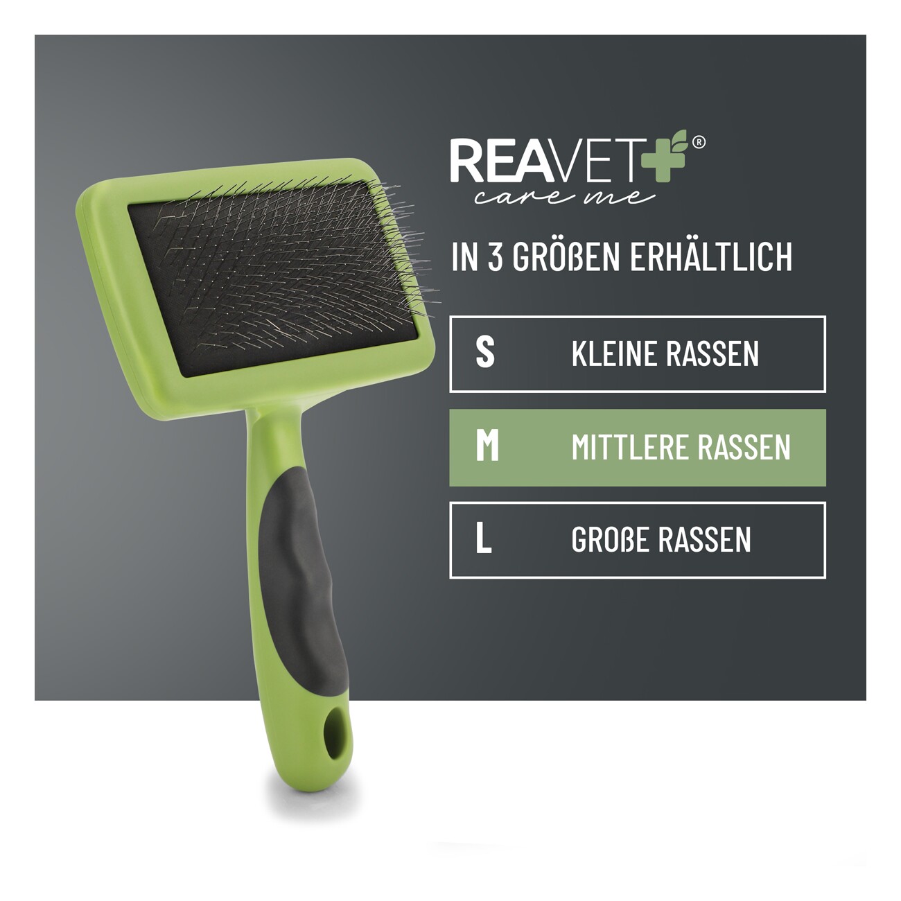 REAVET Zupfbürste für Langhaar (M)
