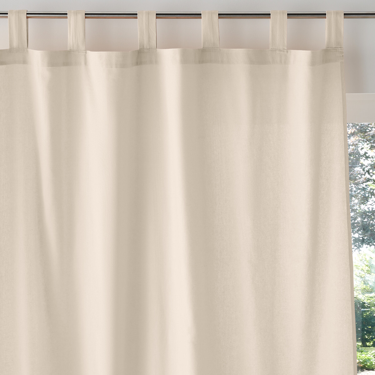 LA REDOUTE INTERIEURS<br>Cortina de laço em puro algodão Cenário