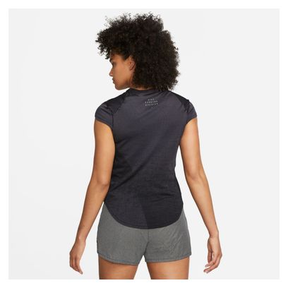 Maillot manches courtes Femme Nike Dri-Fit Run Division Noir
