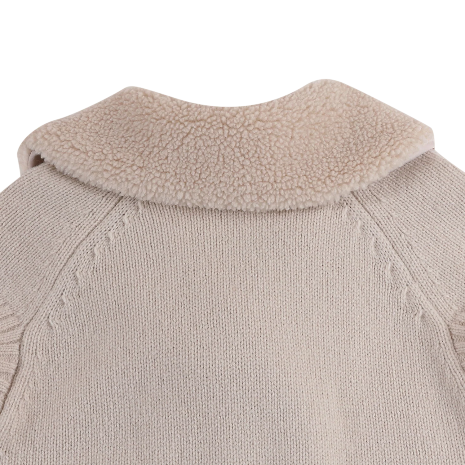 Nannie Merino Wool Waistcoat | Soft Sand