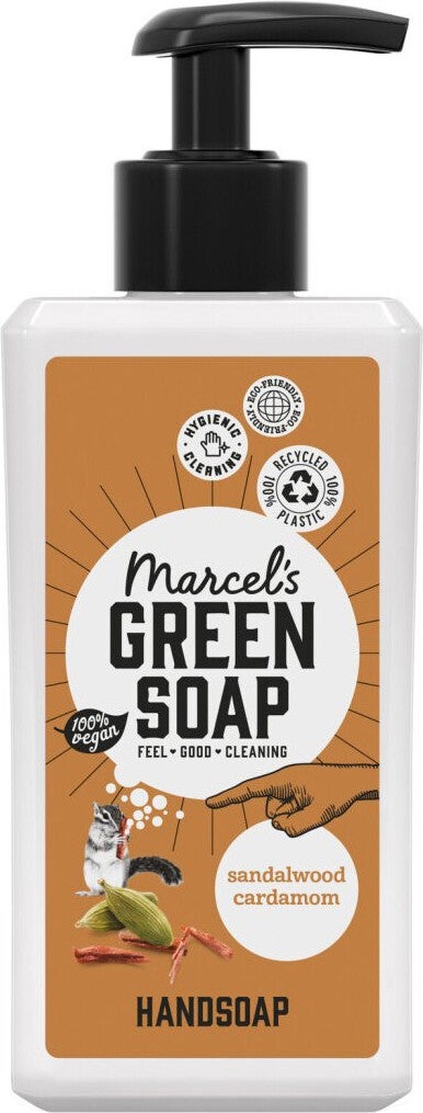 Marcel's Green Soap handzeep Sandelhout en Cardamom 250 ml