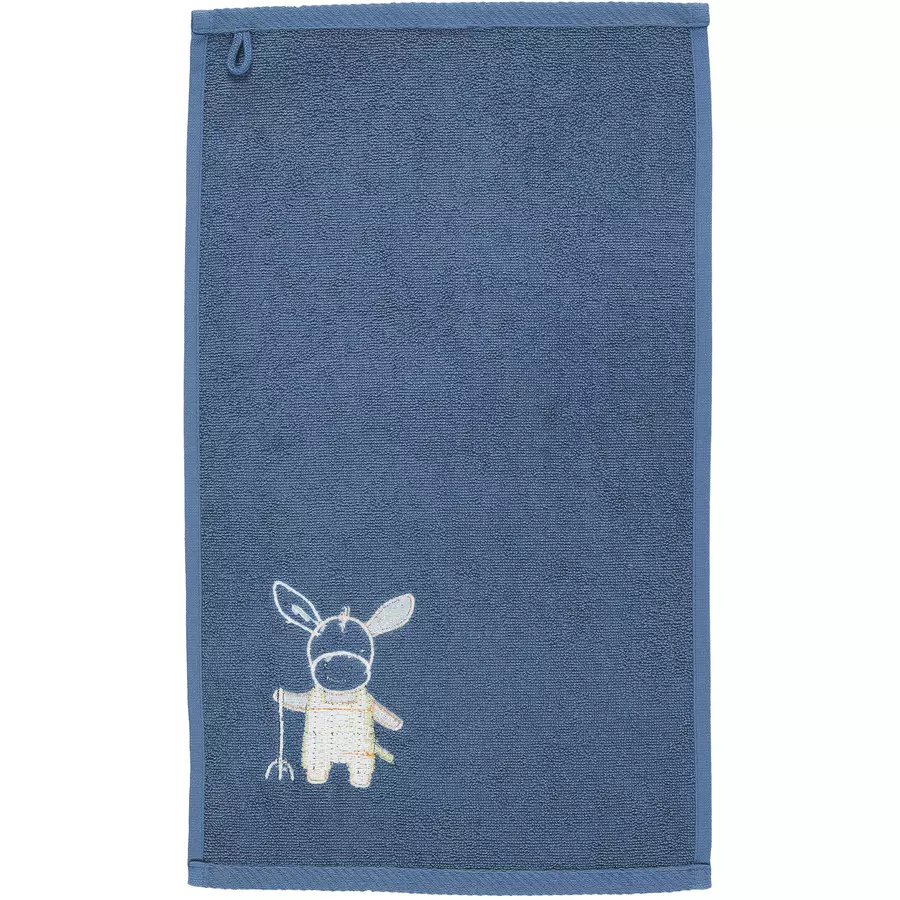 Sterntaler Kinderhandtuch Doppelpack Emmilius mittelblau 50 x 30 cm