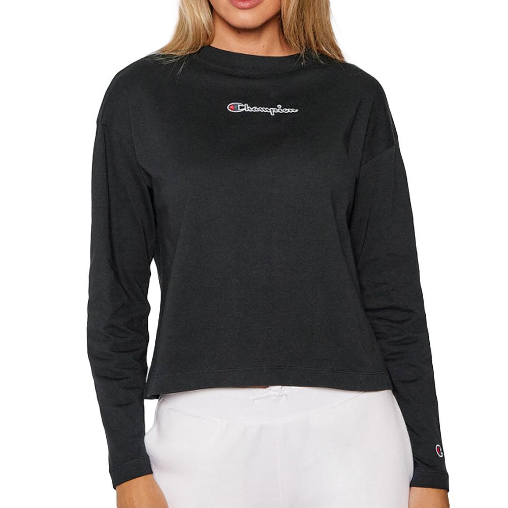 Champion T-shirt Noir Femme Champion Lady