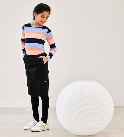 Name It Nederdel - NkfBine Midi Twill - Sort