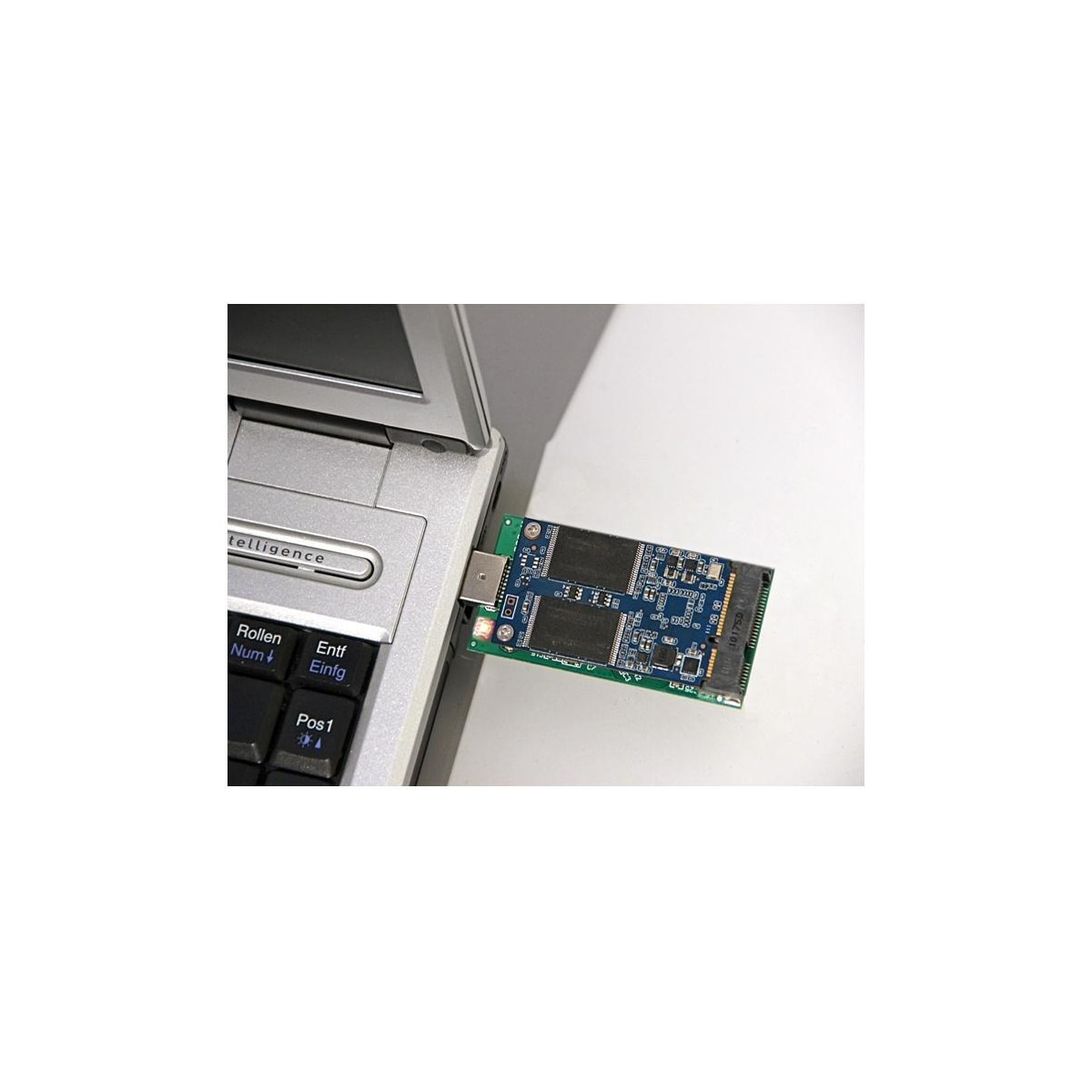 DeLOCK USB 3.0 til mSATA konverter, 5Gb/s, 1xUSB type A ha, 1xmSATA