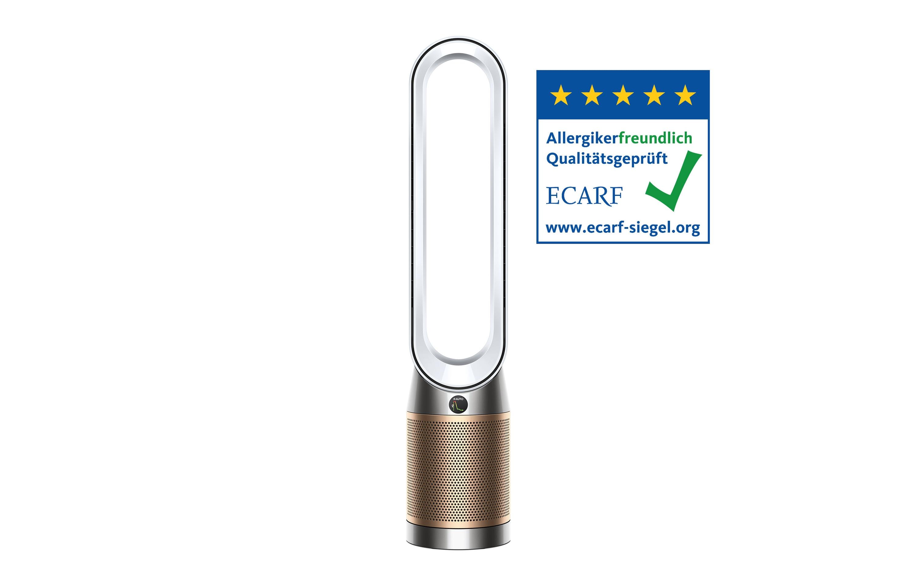 Luftreiniger/Ventilator Cool Formaldehyde TP09 Gold/Weiss<br>Ventilator im Sommer und Luftreiniger während des ganzen Jahres