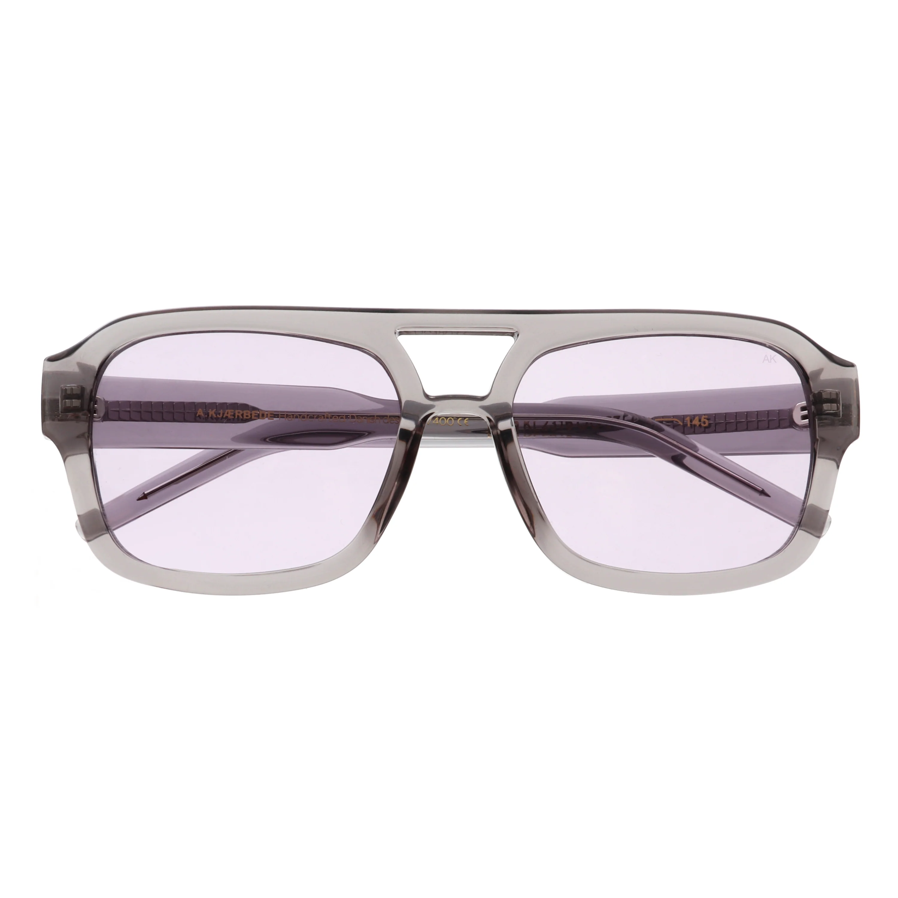 A. Kjærbede  Kaya solbrille - Grey Transparent