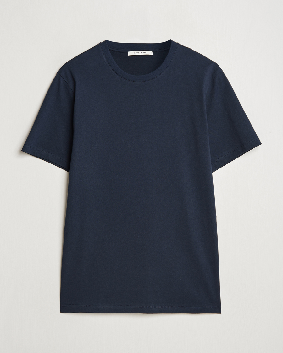 A Day's March Midweight T-Shirt Navy