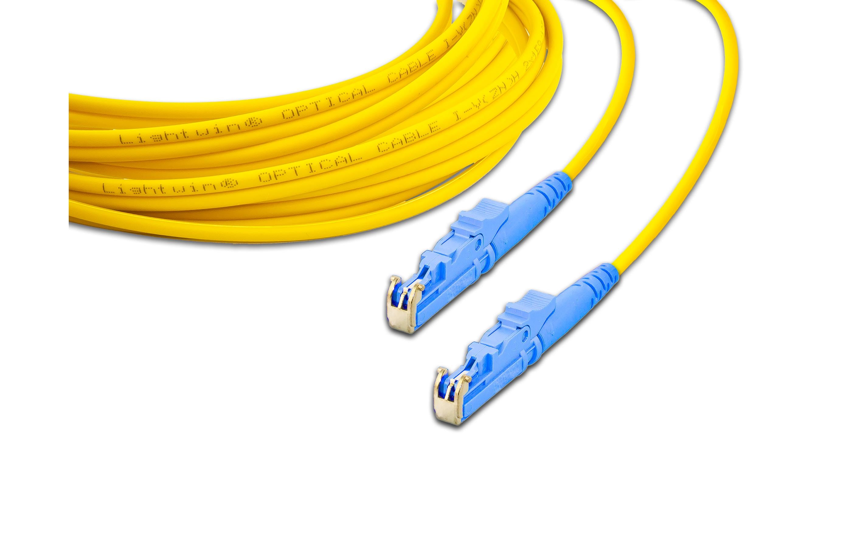 LWL-Patchkabel Singlemode, LSH – LSH, OS2, Simplex, 1 mSinglemode LSH (E2000 kompatibel)-LSH (E2000 kompatibel) Simplex OS2 1 m