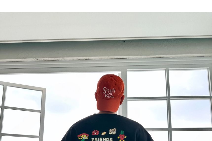 SeoulPop - Cartoon Print Loose-Fit Sweatshirt