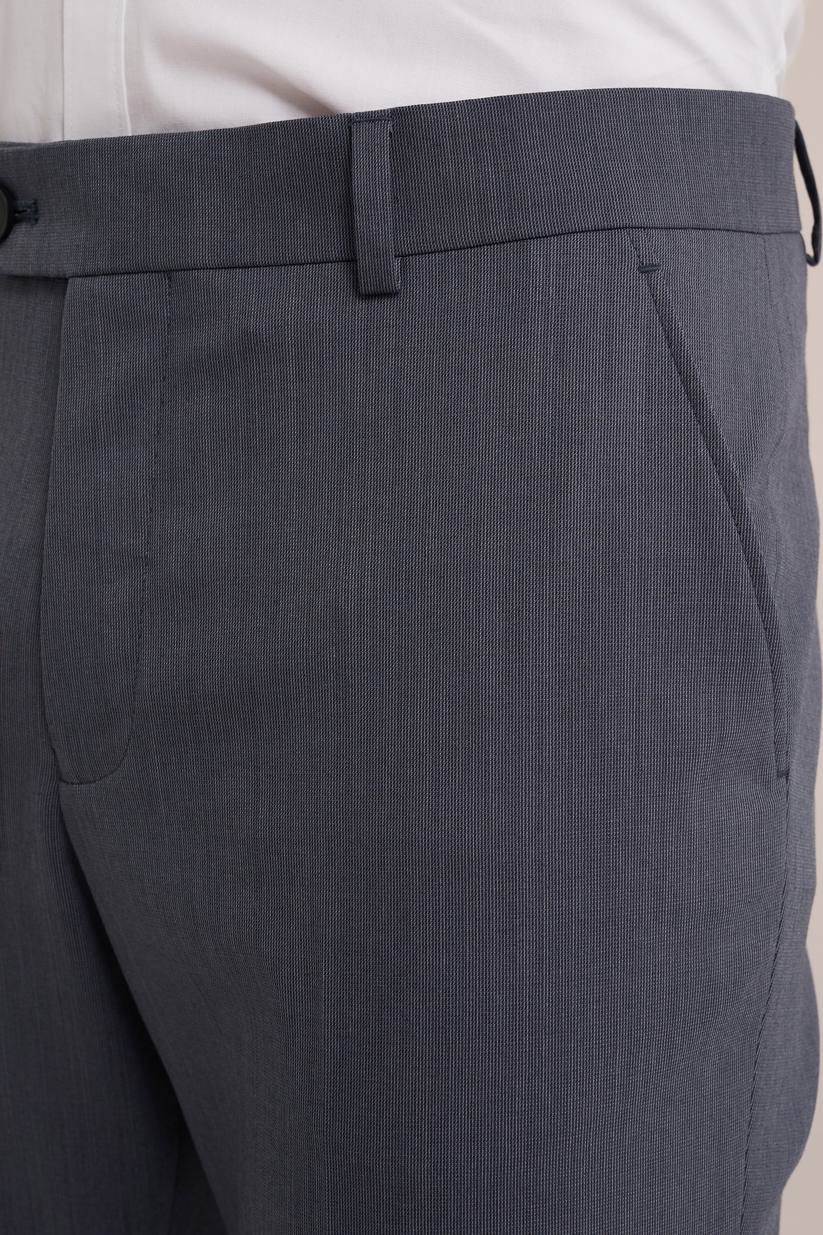 premium slim fit pantalon WE Fashion Grijs