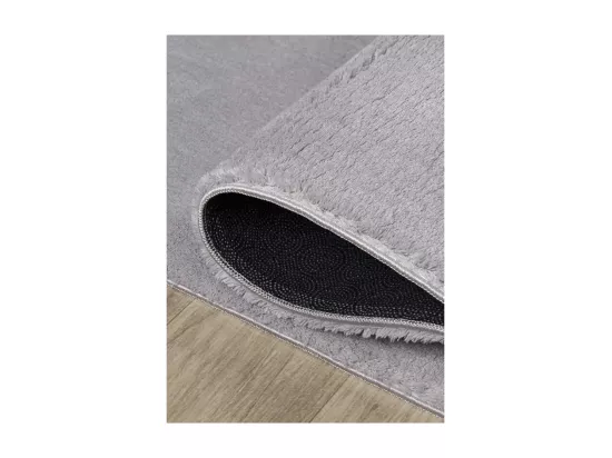 Tapis uni lavable doux - LOFT Gris 120*120