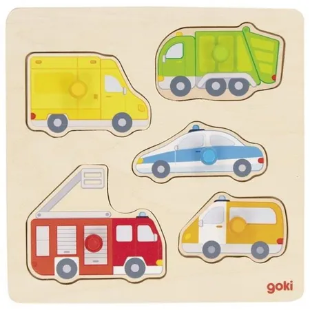 goki Steckpuzzle Auf der Straße