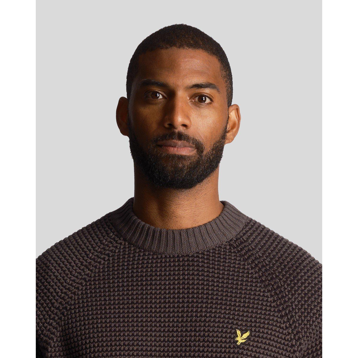 Lyle and Scott Birdseye Mock Jumper