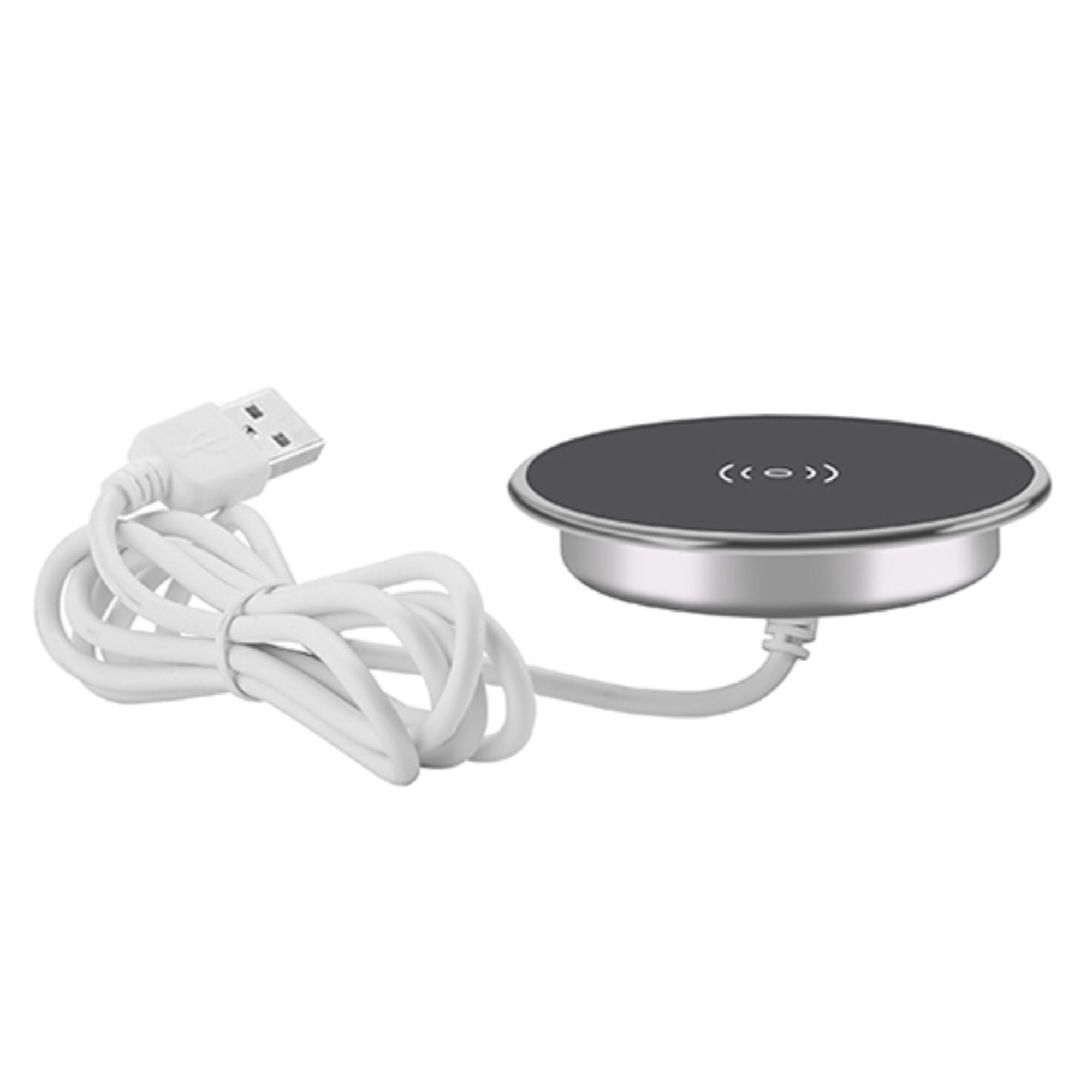 Drahtlose Einbau-Schnellladestation 20 Watt für Smartphone und Tablet (QI)
