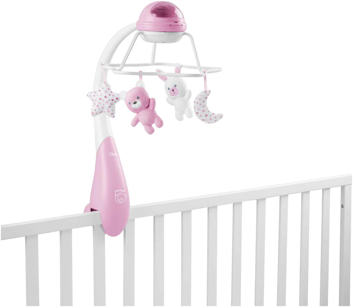 Chicco Mobile »3in1, rosa« mit Regenbgenprojektion