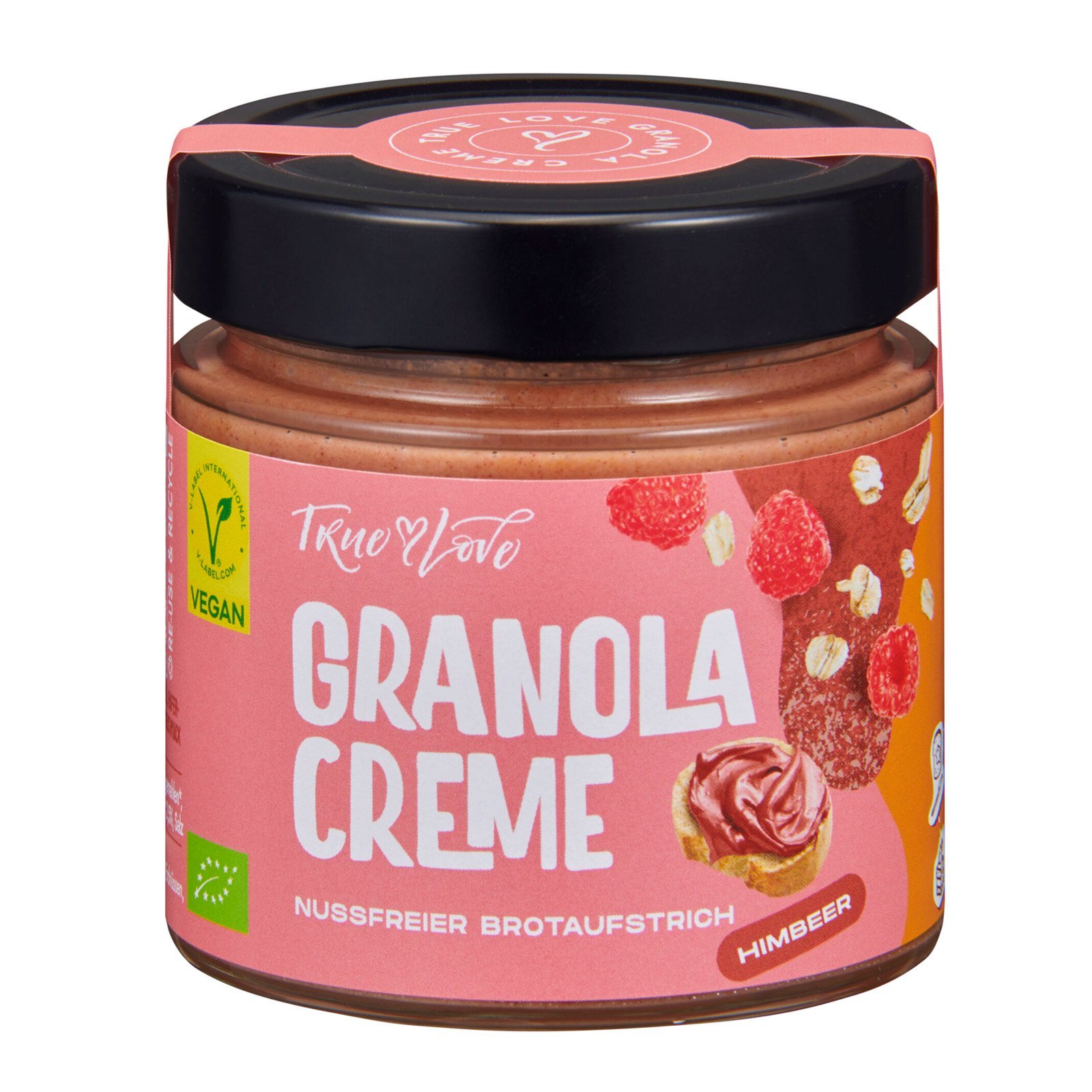 True Love Bio Granola Creme Himbeere