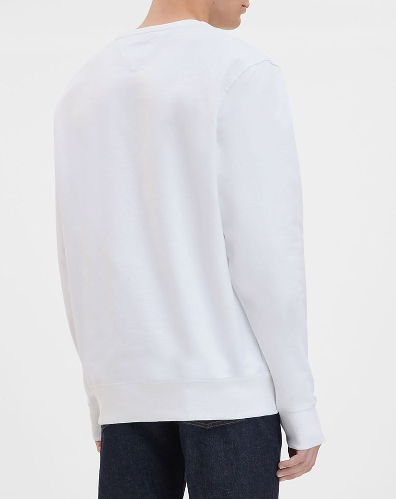 Tommy Jeans Sweat lightweight tommy crew blanc