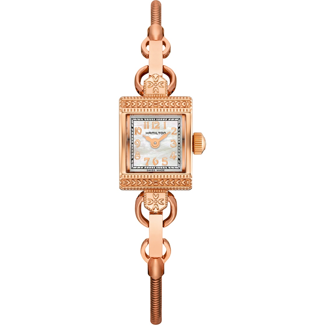 Hamilton Lady Halsketten Uhr Rose