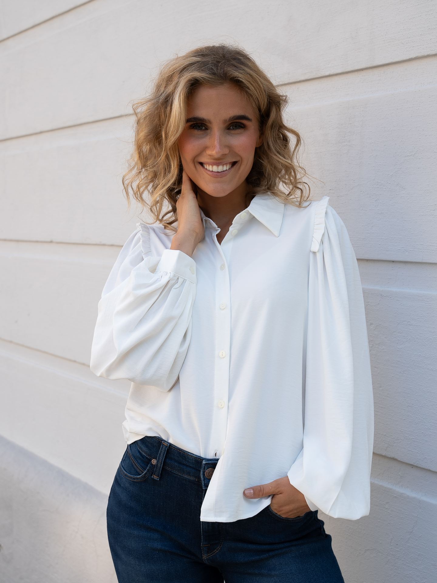 Ani Long Sleeve Frill Shirt