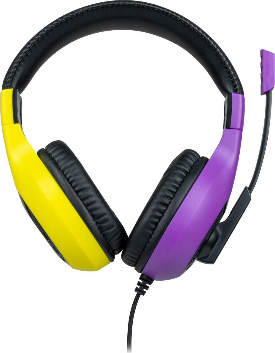 Bigben Interactive Stereo Gaming Headset V1 - Purple + Yellow - Switch