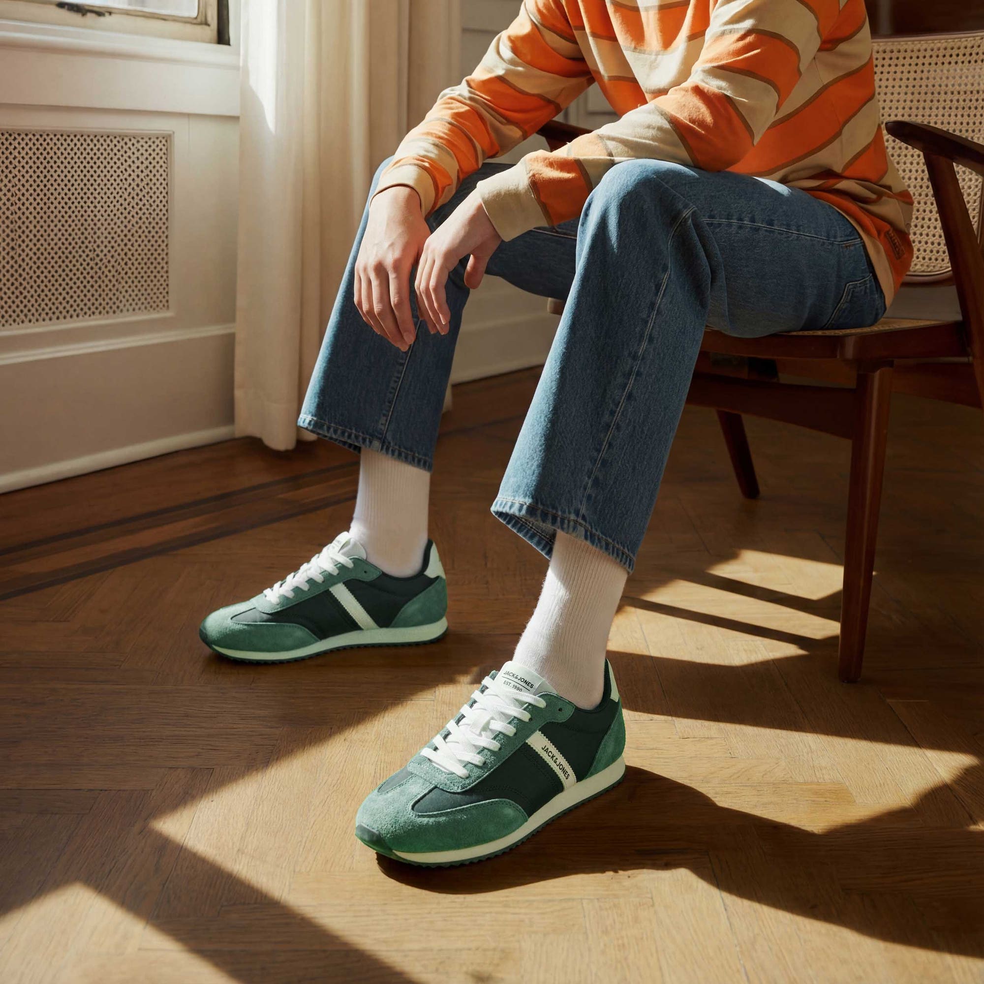 Baskets basses Homme vert