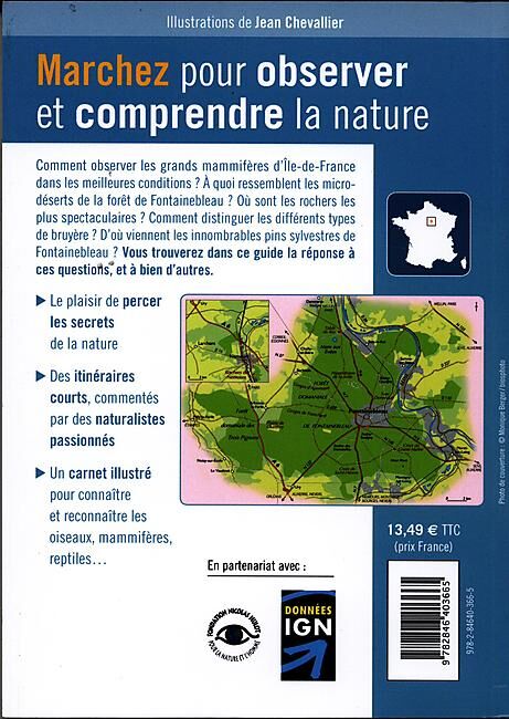 EDITIONS DAKOTA - BALADES NATURE EN FORET DE FONTAINEBLEAU