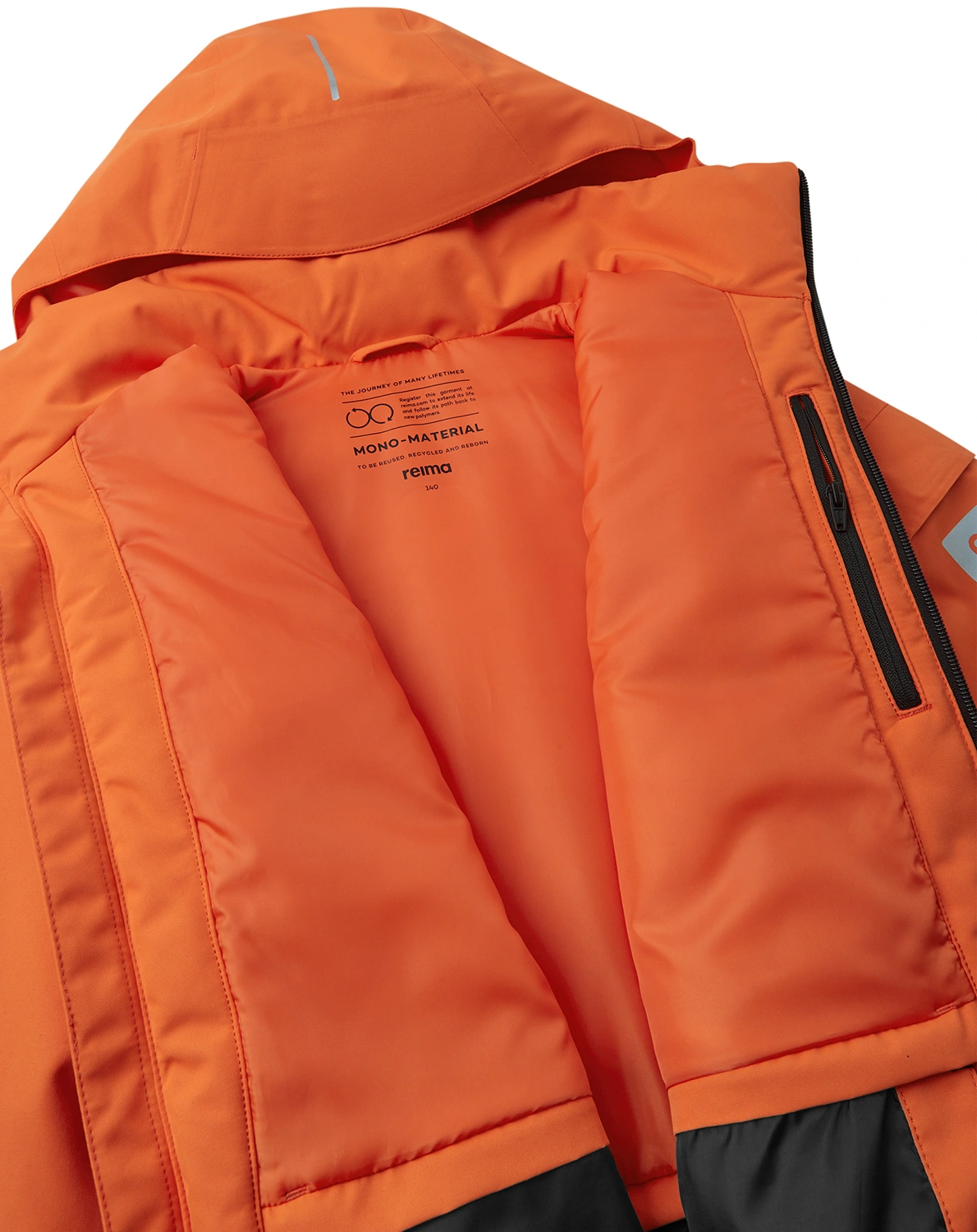 Winterjacke REIMATEC - TIETEN in red orange