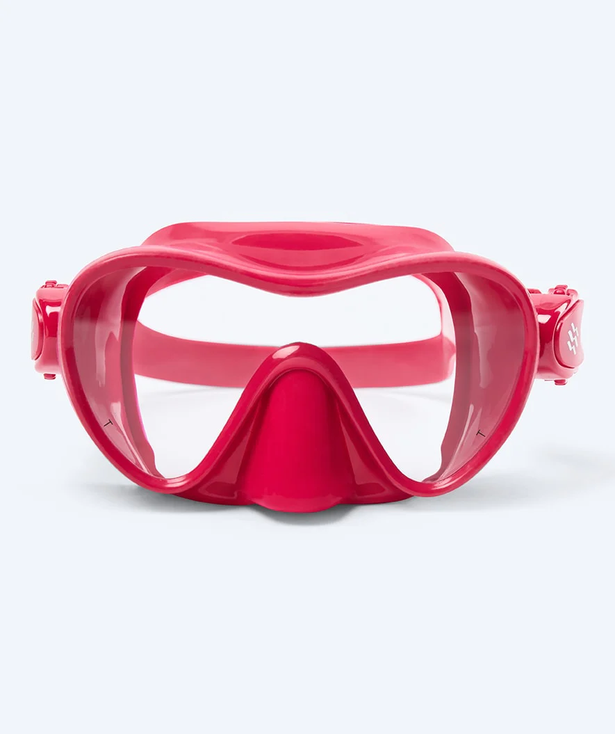 Watery snorkelsæt til børn - Pike/Cliff - Rød