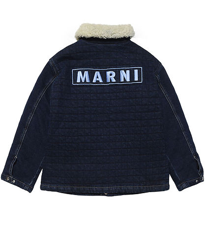Marni Jeansjacke Mit Futter - Navy