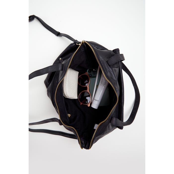 Veritas-Shopper gewassen leder