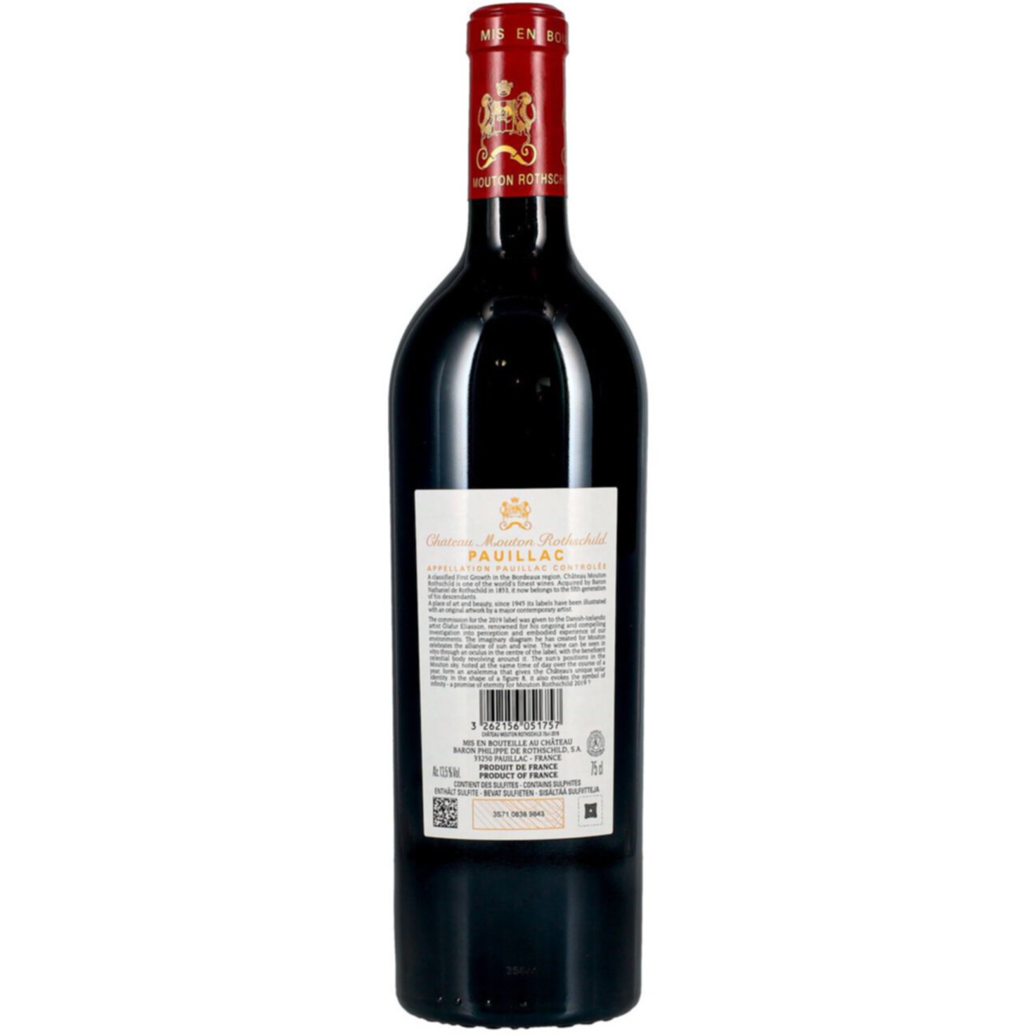 Château Mouton Rothschild Pauillac AC 1er Cru Classé -75cl