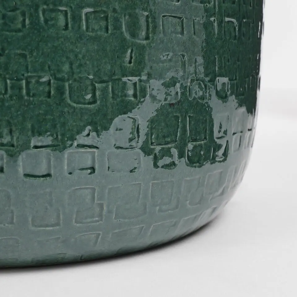 Mica Decorations Plantenpot - Keramiek - green - 24 x 21 cm
